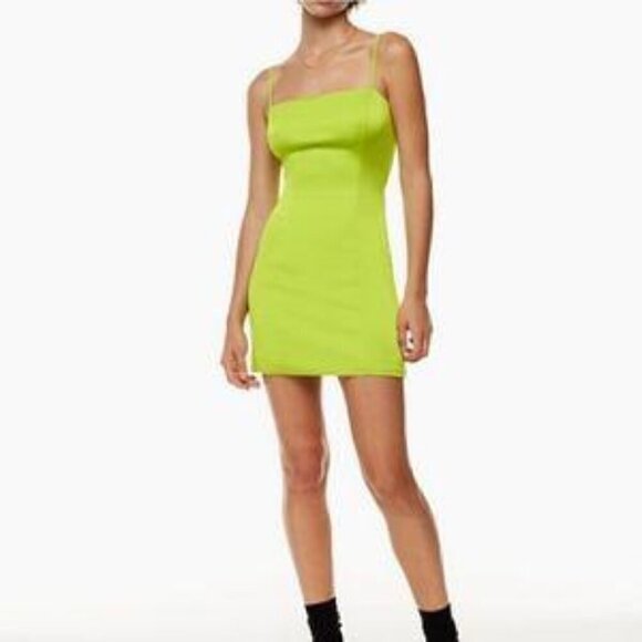 Sunday Best Dresses & Skirts - Aritzia Sunday Best Green Shimmer Dress - Size 2XS